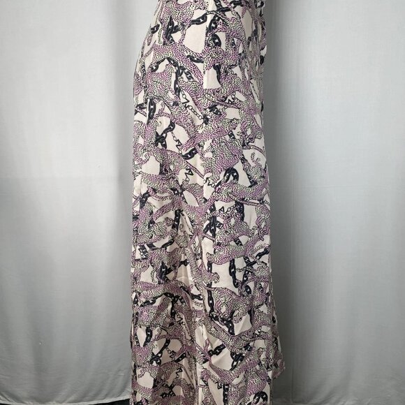 Zadig & Voltaire Women’s June Silk Midi Skirt – Ecru – Size 34/US 2 - Picture 6 of 9